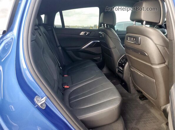 5UXCY4C04L9C25726 2020 BMW X6 Синий Вид задней части салона