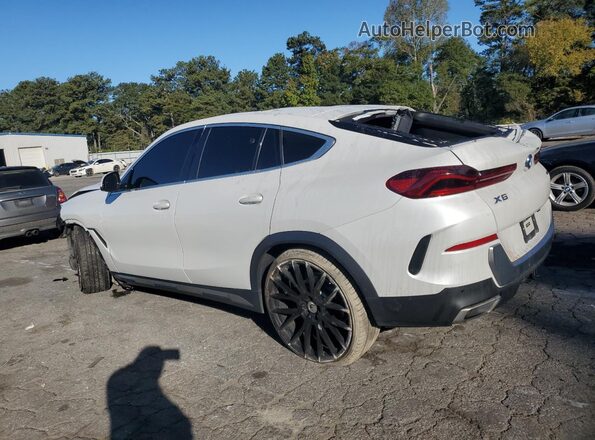 5UXCY4C07L9B92589 2020 BMW X6 White Հետևի ձախ
