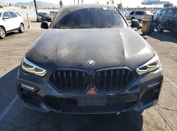 5UXCY6C00L9D11899 2020 BMW X6 Black Widok z przodu