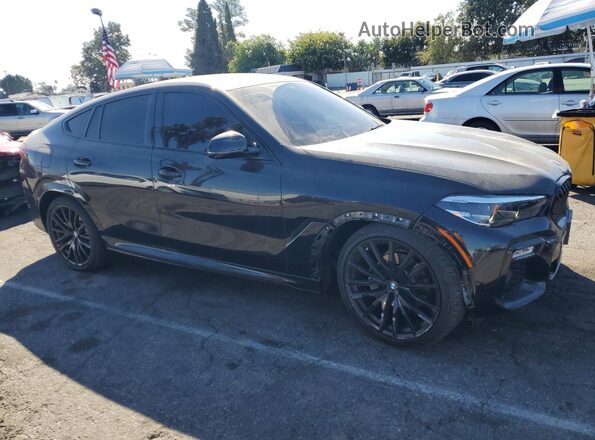 5UXCY6C00L9D11899 2020 BMW X6 Black Przód prawy