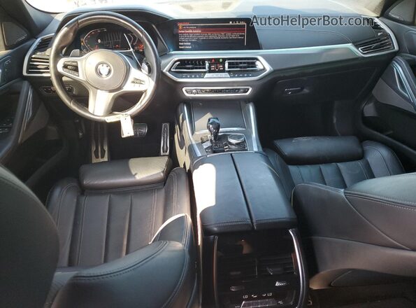 5UXCY6C00L9D11899 2020 BMW X6 Black Widok deski rozdzielczej
