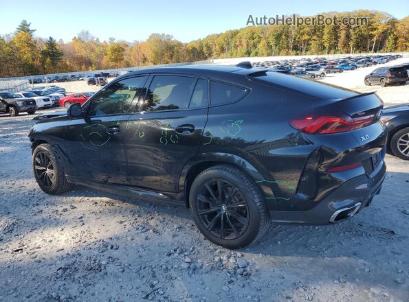 5UXCY6C02L9C11304 2020 BMW X6 Black Tył lewy