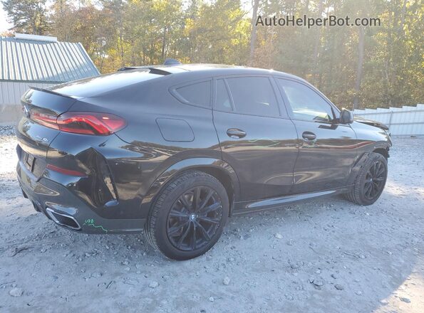 5UXCY6C02L9C11304 2020 BMW X6 Black Tył prawy