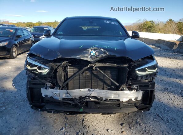 5UXCY6C02L9C11304 2020 BMW X6 Black Widok z przodu