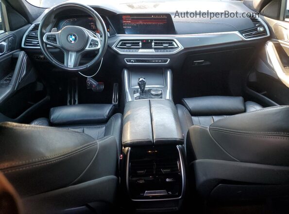 5UXCY6C02L9C11304 2020 BMW X6 Black Widok deski rozdzielczej