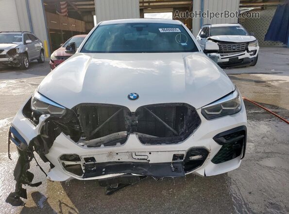 5UXCY6C02N9N29570 2022 BMW X6 White Вид спереду