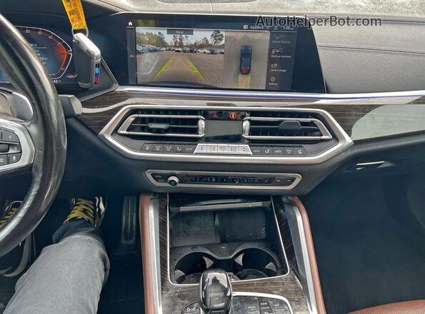 5UXCY6C03M9F62420 2021 BMW X6 Blue Вид задніх сидінь