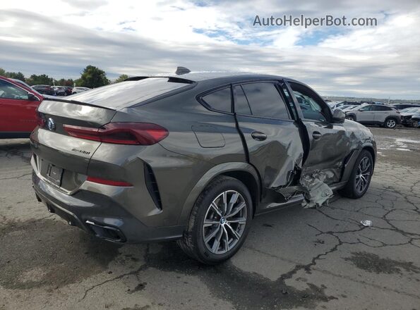 5UXCY6C05M9F89067 2021 BMW X6 Green Tył prawy
