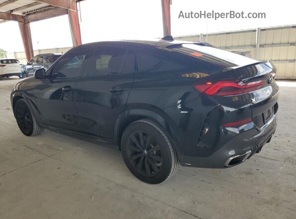 5UXCY6C07L9B96489 2020 BMW X6 Black Задня ліва чверть