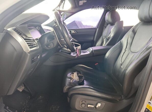 5UXCY6C07L9D49291 2020 BMW X6 Белый Вид салона спереди