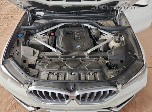5UXCY6C07L9D49291 2020 BMW X6 Белый Вид подкапотного пространства