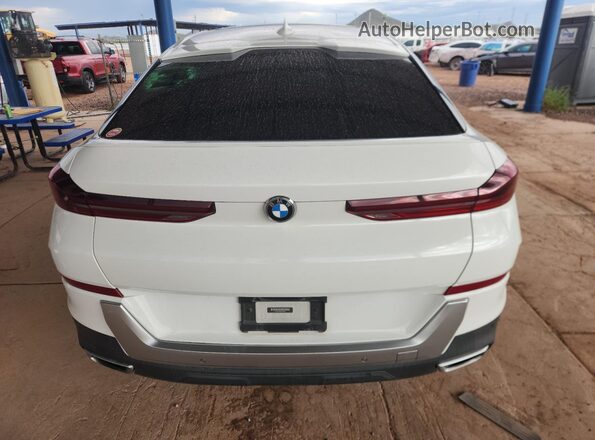 5UXCY6C07L9D49291 2020 BMW X6 Белый Вид сзади