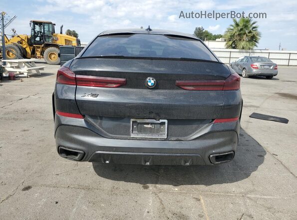 5UXCY6C07N9M31036 2022 BMW X6 Black Rear view