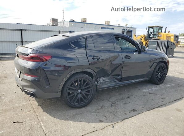 5UXCY6C07N9M31036 2022 BMW X6 Black Rear right