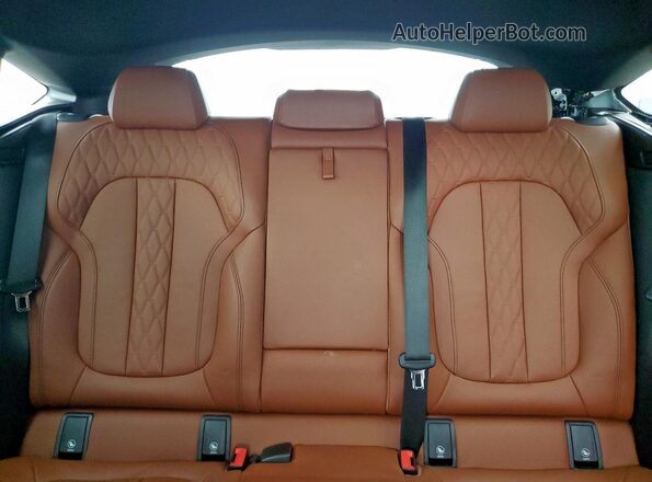 5UXCY6C08P9N77173 2023 BMW X6 White Widok tylnych siedzeń
