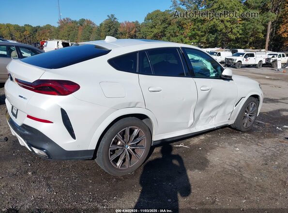 5UXCY6C09P9N44697 2023 BMW X6 White უკანა მარჯვენა