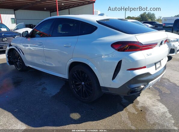 5UXCY6C09P9R58739 2023 BMW X6 Белый Задняя левая четверть