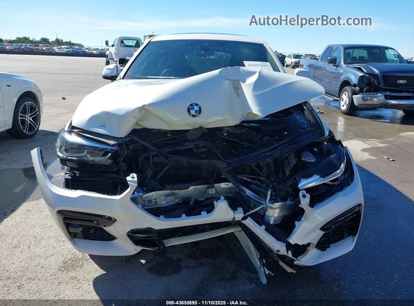 5UXCY6C09P9R58739 2023 BMW X6 Белый Вид задней части салона