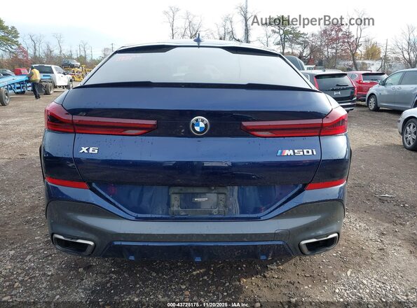 5UXCY8C01L9C99998 2020 BMW X6 Blue 