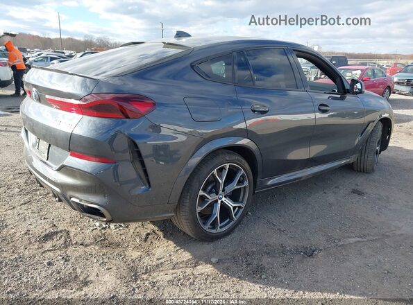 5UXCY8C04L9B31031 2020 BMW X6 Gray Front view
