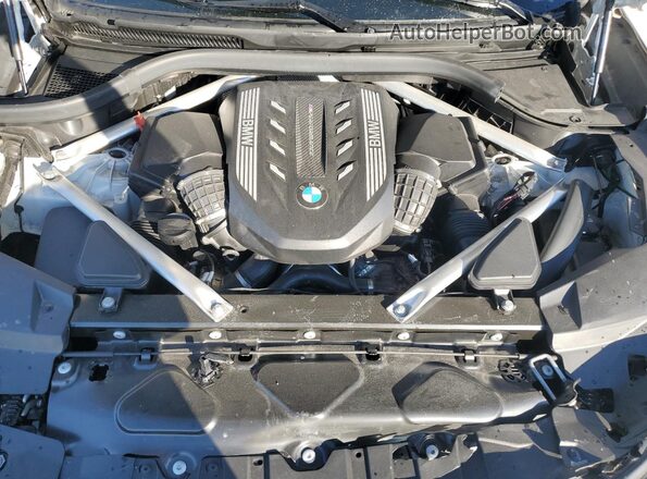 5UXCY8C0XM9D83965 2021 BMW X6 White ძრავის განყოფილების ხედი