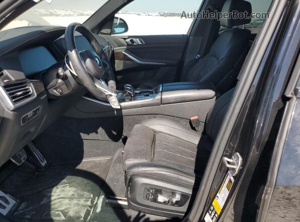 5UXJU4C01P9N49044 2023 BMW X5 Black Вид салону спереду