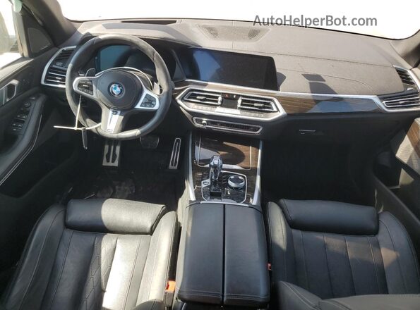 5UXJU4C01P9N49044 2023 BMW X5 Black Вид панелі приладів