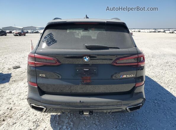 5UXJU4C01P9N49044 2023 BMW X5 Black Вид ззаду