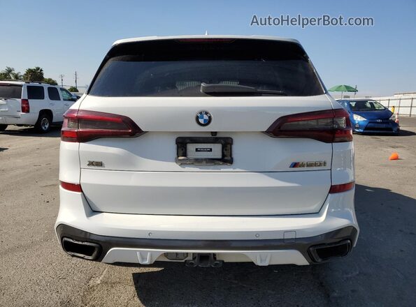 5UXJU4C08P9P90504 2023 BMW X5 White Հետևի տեսք
