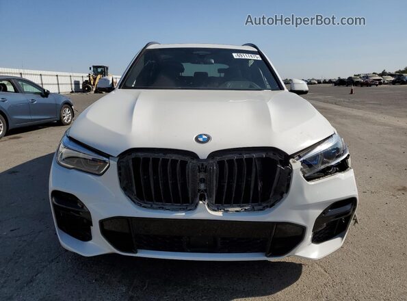5UXJU4C08P9P90504 2023 BMW X5 White Դիմացի տեսք