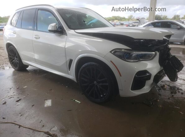 5UXJU4C09P9P80211 2023 BMW X5 White Front right