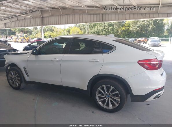5UXKU0C30H0F99806 2017 BMW X6 White სალონის 360-გრადუსიანი ხედი