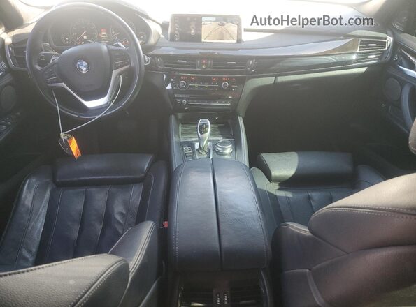 5UXKU0C32H0G68110 2017 BMW X6 White Widok deski rozdzielczej