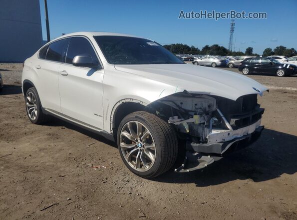 5UXKU0C32H0G68110 2017 BMW X6 White Przód prawy
