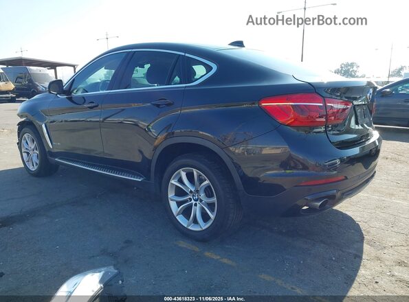 5UXKU0C55G0F92432 2016 BMW X6 Black Trasero izquierdo