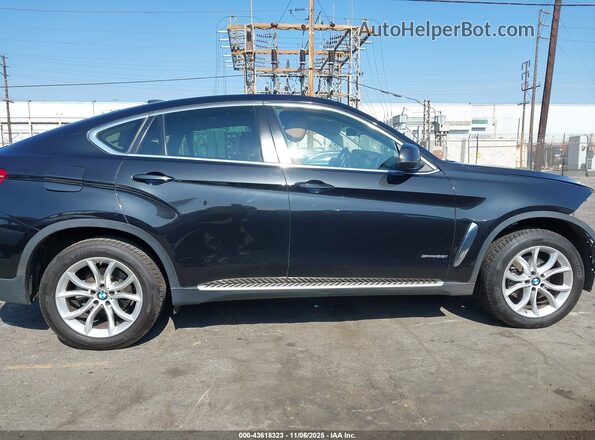 5UXKU0C55G0F92432 2016 BMW X6 Black Vista interior de 360 grados