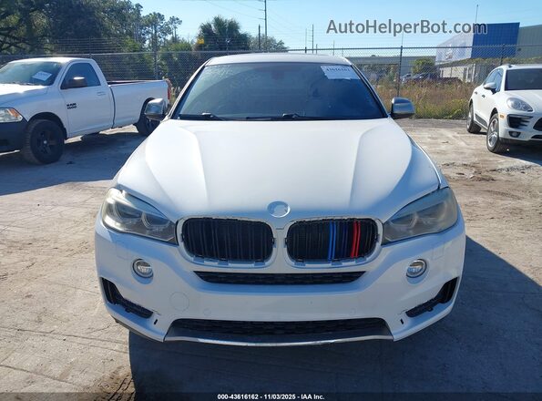 5UXKU2C30H0U28790 2017 BMW X6 White 