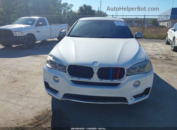 5UXKU2C30H0U28790 2017 BMW X6 White 