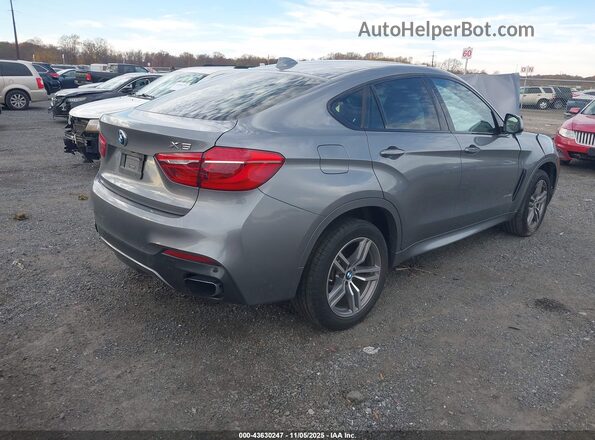 5UXKU2C32H0U30220 2017 BMW X6 Gray Trasero derecho