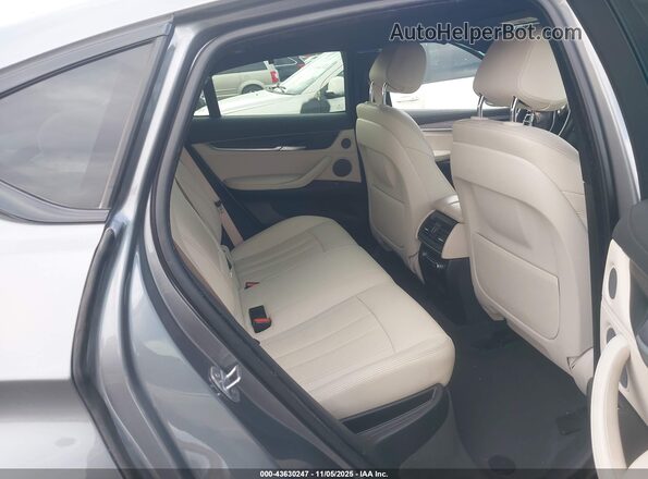 5UXKU2C32H0U30220 2017 BMW X6 Gray Vista de la etiqueta del VIN