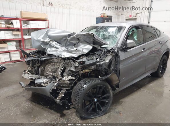 5UXKU2C37H0U29404 2017 BMW X6 Gray Вид спереду