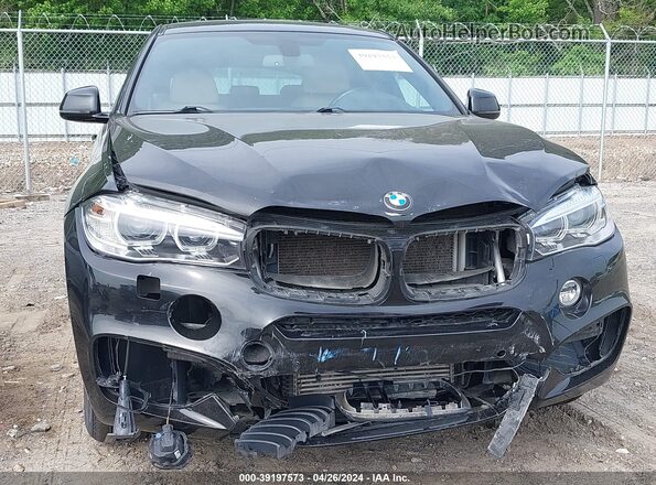 5UXKU2C39H0X47346 2017 BMW X6 Black Vista frontal