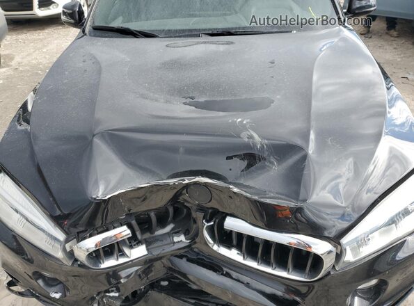 5UXKU2C50K0Z64356 2019 BMW X6 Black Vista del compartimento del motor