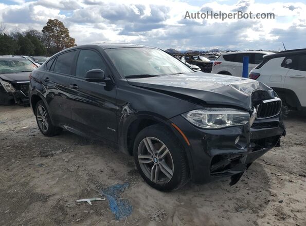 5UXKU2C50K0Z64356 2019 BMW X6 Black Delantero derecho