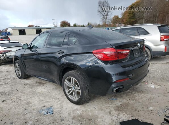 5UXKU2C50K0Z64356 2019 BMW X6 Black Trasero izquierdo