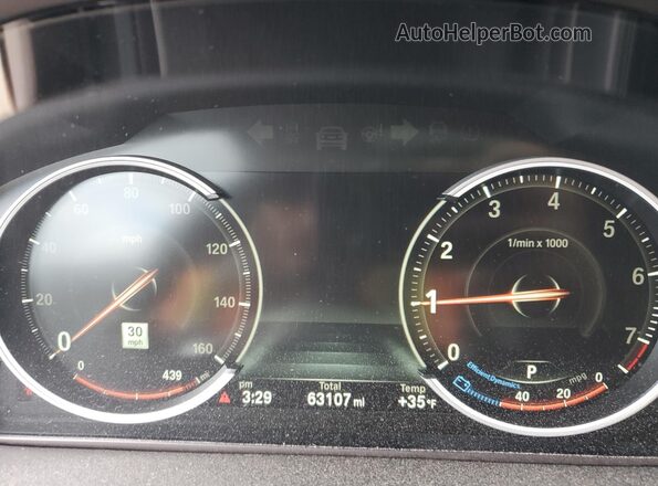5UXKU2C50K0Z64356 2019 BMW X6 Black Vista del cuadro de instrumentos