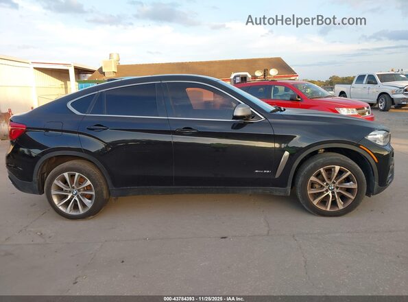 5UXKU2C53J0Z62423 2018 BMW X6 Black Սալոնի հետևի տեսք