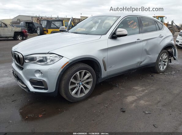 5UXKU2C53K0Z62875 2019 BMW X6 Silver Передня ліва чверть