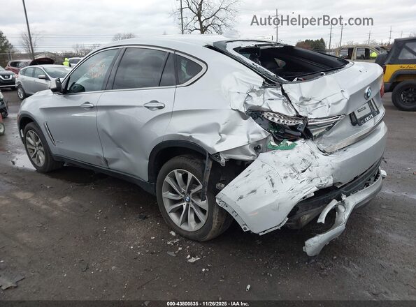 5UXKU2C53K0Z62875 2019 BMW X6 Silver Вид задньої частини салону