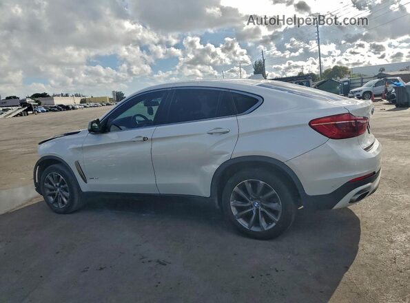 5UXKU2C55J0X51627 2018 BMW X6 White 